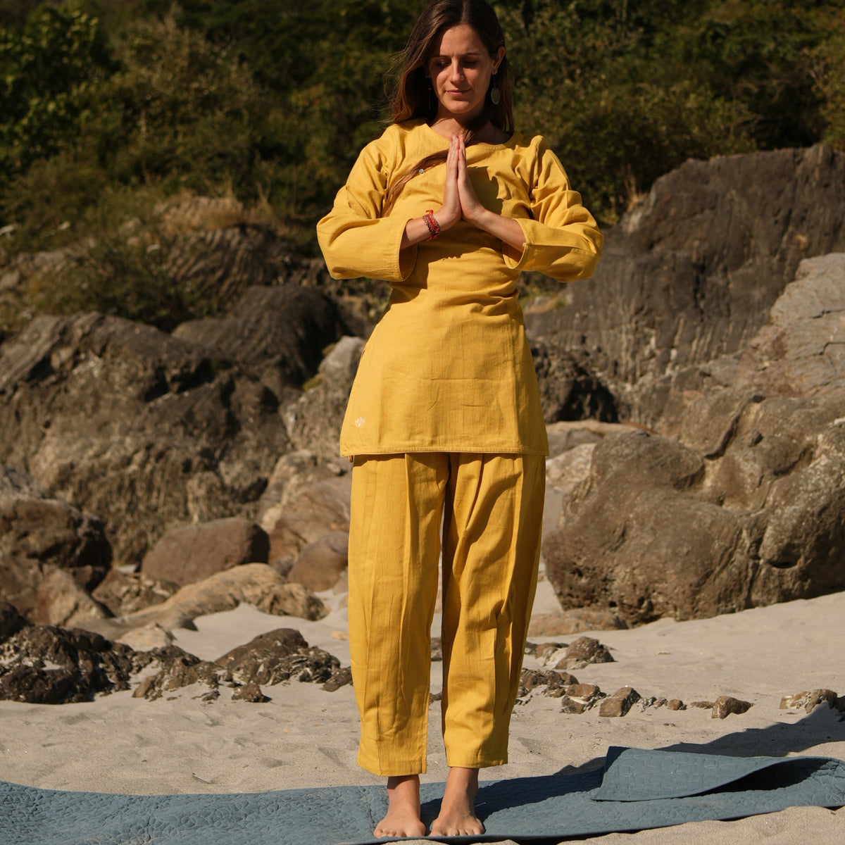 Tara Kadın Yoga Pantolonu | %100 Pamuk – SAMAYA
