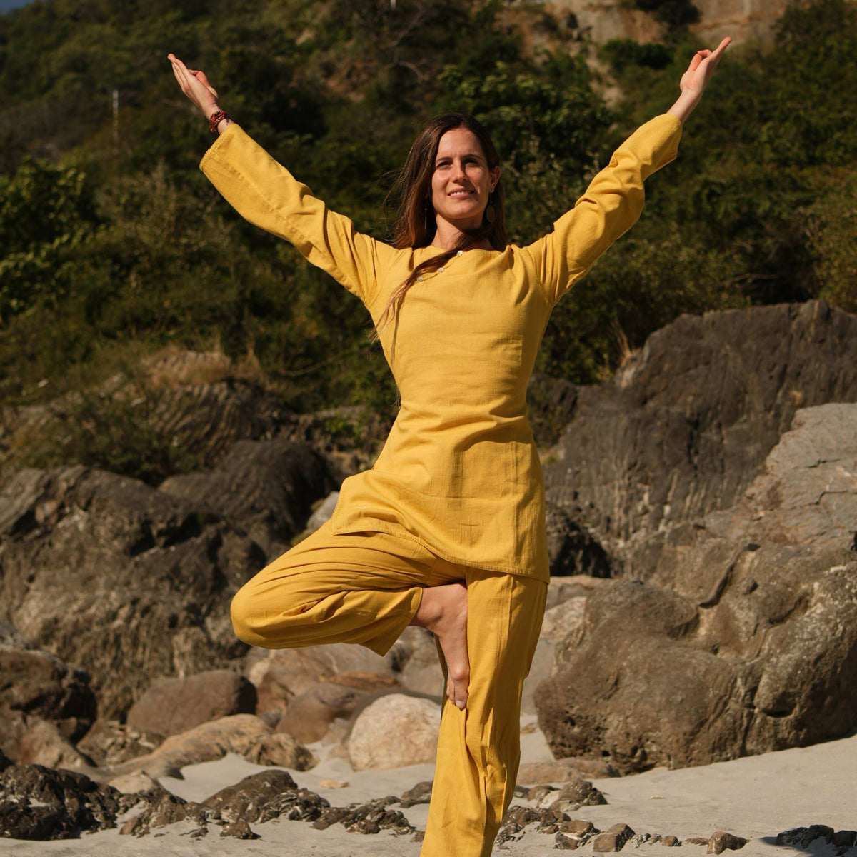 Tara Kadın Yoga Pantolonu | %100 Pamuk – SAMAYA