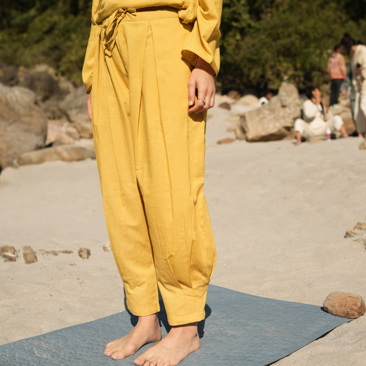 Tara Kadın Yoga Pantolonu | %100 Pamuk – SAMAYA